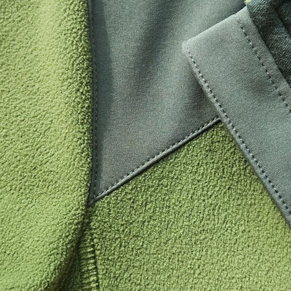 REI Women’s Softshell Fleece Jacket Green Size M Hiking Athflow Gorpcore Outdoor - Picture 5 of 14